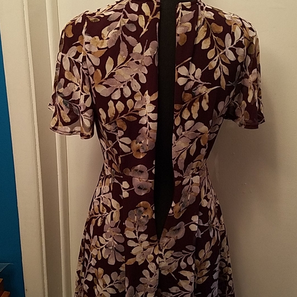 Floral Print Dress/Tunic Top - Picture 5 of 7